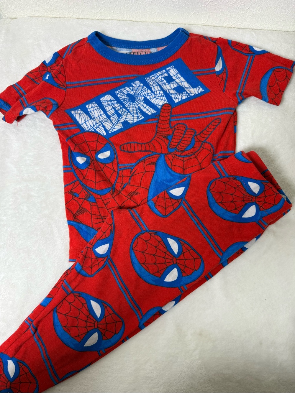 Marvel Red and Blue Spider-Man Kids Pajama Costume